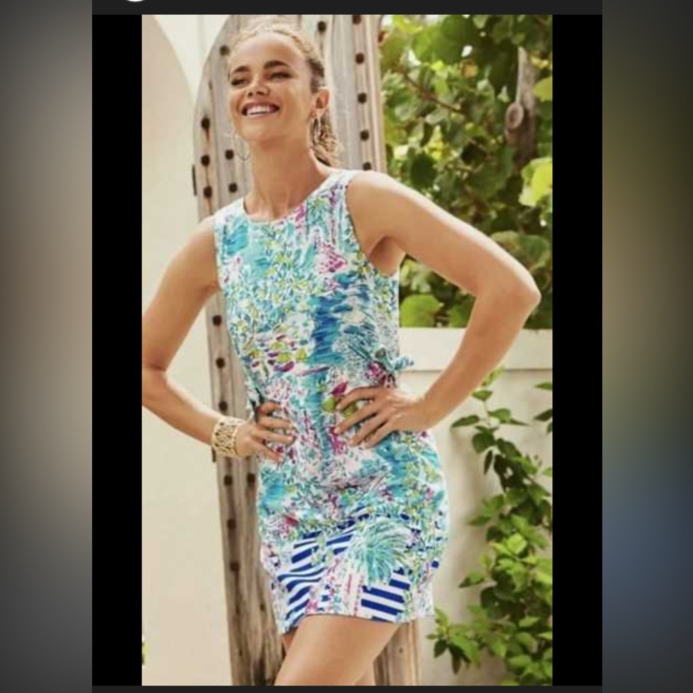 Lilly Pulitzer Marlo Stretch Shift Postcards from Positano